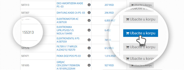 GSD ubacivanje u korpu